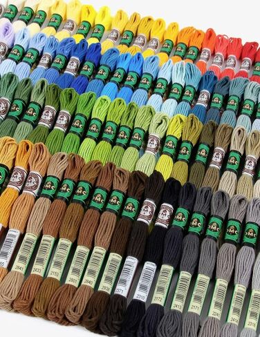 خيوط DMC الخاصة، 100 خصلة من الخيوط، مجموعة متنوعة متعددة الألوان in Saudi Arabia