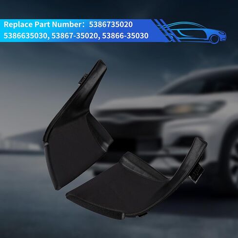 Rldym زوج واحد من غطاء جانبي ممسحة الزجاج الأمامي 53867-35020، 53866-35030 لسيارة Toyota 2010-2023 4Runner، استبدال 5386735020، 5386635030 (الجانب الأيسر والأيمن) in Saudi Arabia