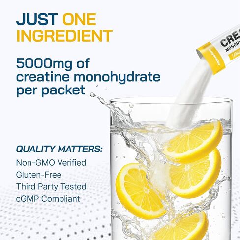 Creatine Monohydrate Powder – Creapure® German-Sourced, Mixed Berry Flavour, 30 Stick Creatine Packs, 5000mg Each | No Sugar, No Fillers, Gluten-Free in Saudi Arabia