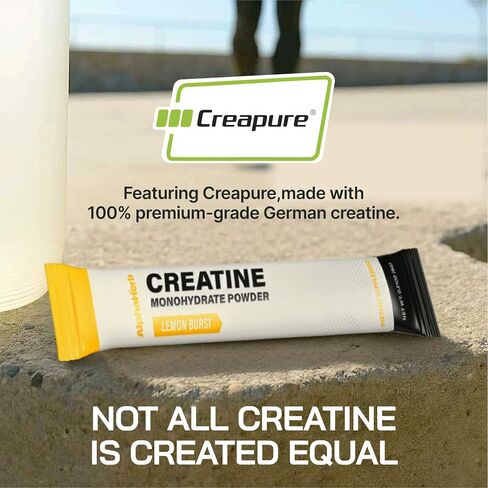 Creatine Monohydrate Powder – Creapure® German-Sourced, Mixed Berry Flavour, 30 Stick Creatine Packs, 5000mg Each | No Sugar, No Fillers, Gluten-Free in Saudi Arabia