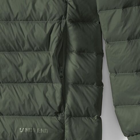 Lands' End Men's Wanderweight Ultralight Packable Hooded Down Jacket in Saudi Arabia