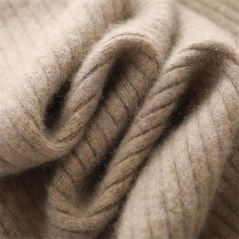 Women's V-Neck Cashmere Sweater Dress Winter Fit-Flare A-Line Knitted Dresses Office in Saudi Arabia