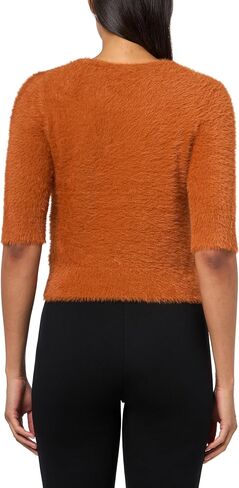 Trina Turk Women's Short Sleeve Fuzzy Sweater in Saudi Arabia