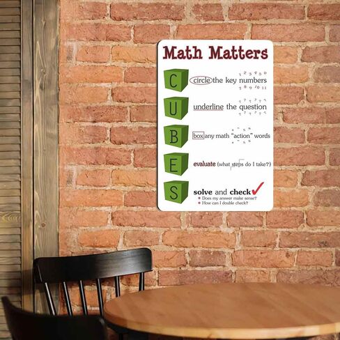 pi symbol metal tin sign with 1000+ digits - unique math posters for middle school and high school classroom, science classroom decor, and wall art for office or home - 12x8 inches in Saudi Arabia