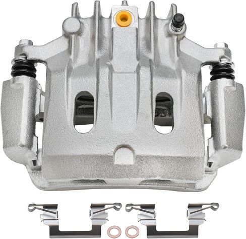Detroit Axle - Rear Right Brake Caliper for 00-04 F-250 F-350 Super Duty, 00-05 Ford Excursion, Disc Brake Caliper with Bracket 2000 2001 2002 2003 2004 Replacement in Saudi Arabia