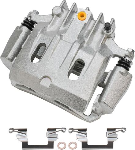 Detroit Axle - Rear Right Brake Caliper for 00-04 F-250 F-350 Super Duty, 00-05 Ford Excursion, Disc Brake Caliper with Bracket 2000 2001 2002 2003 2004 Replacement in Saudi Arabia