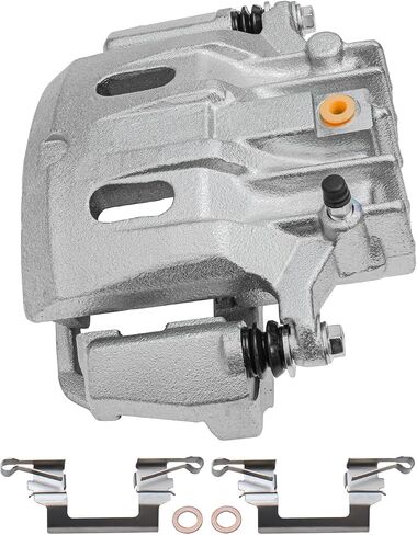 Detroit Axle - Rear Right Brake Caliper for 00-04 F-250 F-350 Super Duty, 00-05 Ford Excursion, Disc Brake Caliper with Bracket 2000 2001 2002 2003 2004 Replacement in Saudi Arabia