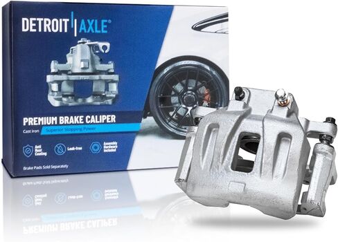 Detroit Axle - RWD Front Left Disc Brake Caliper with Bracket Replacement for 2012-2021 Dodge Challenger Charger Chrysler 300 in Saudi Arabia