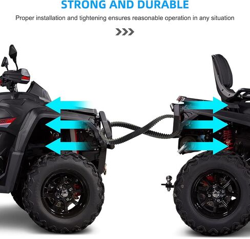 حزام محرك JERBOR عالي التحمل ATV متوافق مع Kawasaki Mule 2500 2510 2520 4x4 KAF620 1993-1999، استبدل 59011-1057 (59011-1057) in Kuwait