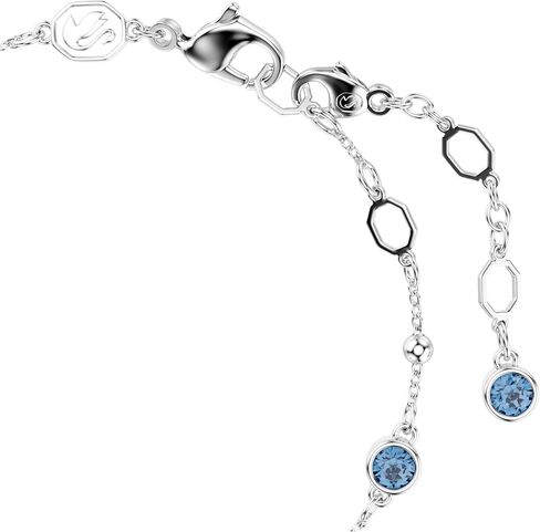 Swarovski Imber bracelet, Round cut, Blue, Rhodium plated in Saudi Arabia