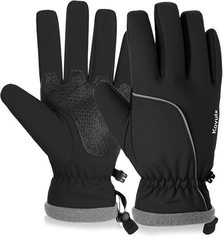 Winter Gloves Warm for Men & Women - Waterproof Touchscreen Outdoor Thermal Gloves with Plush Lining/Adjustable Wrist,Snow Shoveling Commuting Skiing in Saudi Arabia
