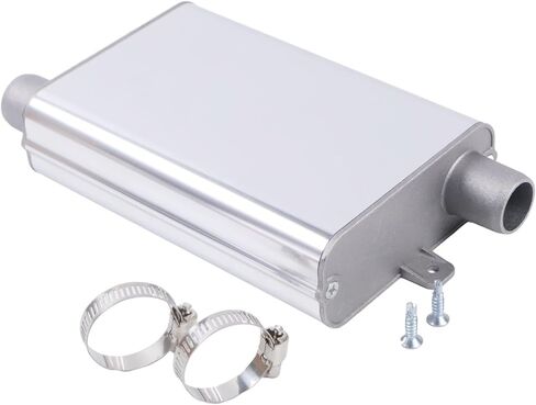 24mm Silver Upgraded Exhaust Pipe Muffler Silencer Compatible With Webasto Eberspacher Air Parking Diesel Heater Exhaust Pipe in Saudi Arabia