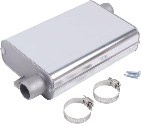24mm Silver Upgraded Exhaust Pipe Muffler Silencer Compatible With Webasto Eberspacher Air Parking Diesel Heater Exhaust Pipe in Saudi Arabia