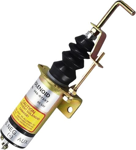 Fuel Flameout Solenoid Valve 366-07197 12V 24V Fuel Shutoff Solenoid Diesel Engine Parts in Saudi Arabia