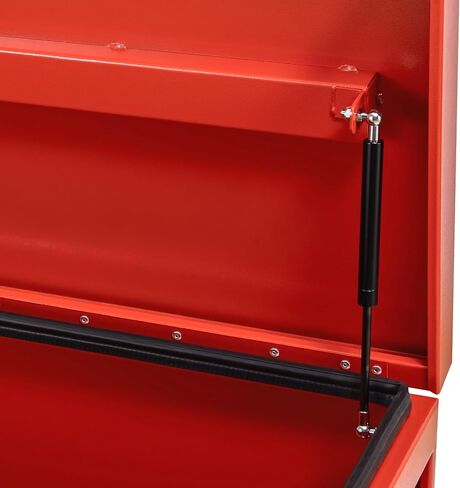 Jobsite Box, Jobsite Chest Tool Storage Cabinet Industrial Grade, Aluminum, Burgundy Red, 36x15 Inch in Saudi Arabia