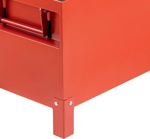 Jobsite Box, Jobsite Chest Tool Storage Cabinet Industrial Grade, Aluminum, Burgundy Red, 36x15 Inch in Saudi Arabia