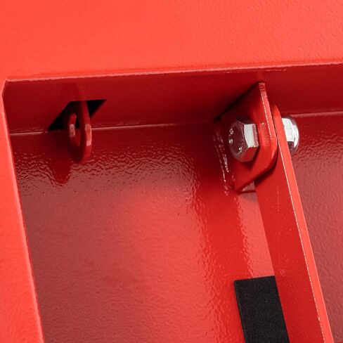Jobsite Box, Jobsite Chest Tool Storage Cabinet Industrial Grade, Aluminum, Burgundy Red, 36x15 Inch in Saudi Arabia