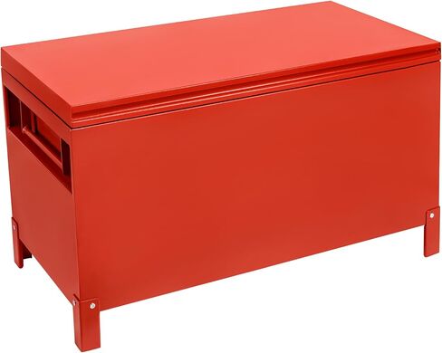 Jobsite Box, Jobsite Chest Tool Storage Cabinet Industrial Grade, Aluminum, Burgundy Red, 36x15 Inch in Saudi Arabia