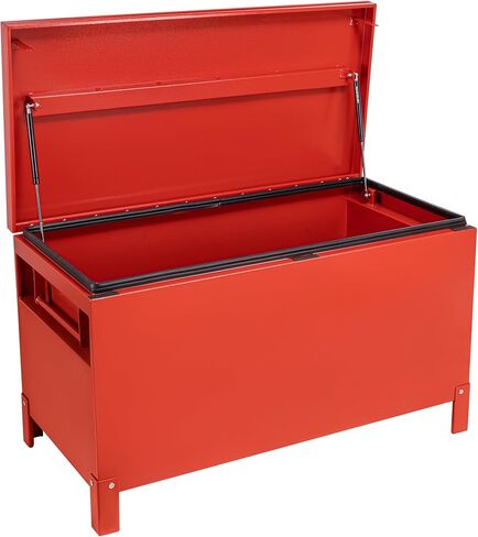 Jobsite Box, Jobsite Chest Tool Storage Cabinet Industrial Grade, Aluminum, Burgundy Red, 36x15 Inch in Saudi Arabia