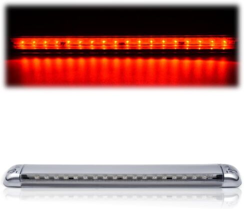 PIT66 LED 3rd Brake Light, Compatible with 94-05 Chevy Blazer/92-04 Chevy Suburban/95-00 Chevy Tahoe/94-01 GMC Jimmy/92-99 GMC Suburban/03-09 Hummer H2 Red Lens Black Housing in Saudi Arabia