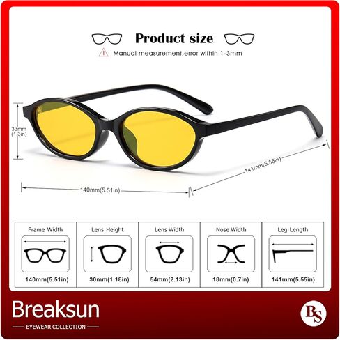 Retro Oval Sunglasses for Women Trendy Oval Narrow Cat Eye Sunnies 90s Vintage Shades in Kuwait