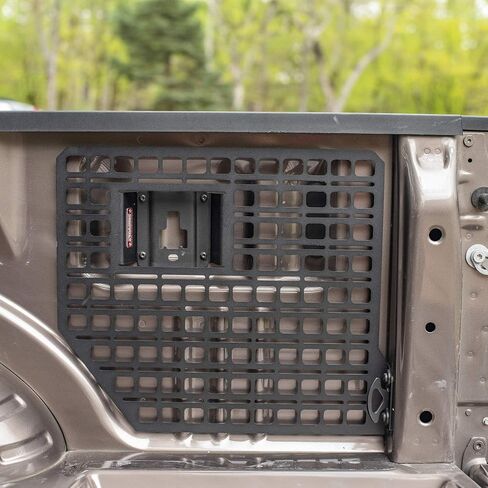 نظام لوحة MOLLE لرف السرير من شركة BuildRight Industries | لفورد F-250، F-350، F-450 (2017-2024)، صنع في الولايات المتحدة الأمريكية، فولاذ شديد التحمل، المجموعة الأصلية المكونة من 4 قطع 2017-2024 (بدون قوة احترافية) in Kuwait