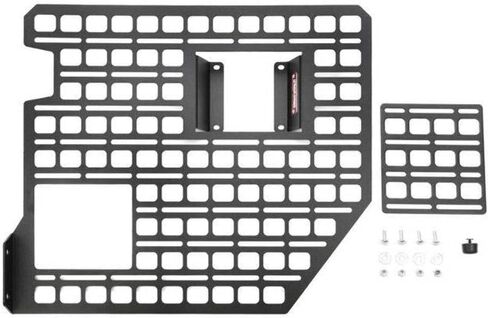 نظام لوحة MOLLE لرف السرير من شركة BuildRight Industries | لفورد F-250، F-350، F-450 (2017-2024)، صنع في الولايات المتحدة الأمريكية، فولاذ شديد التحمل، المجموعة الأصلية المكونة من 4 قطع 2017-2024 (بدون قوة احترافية) in Kuwait