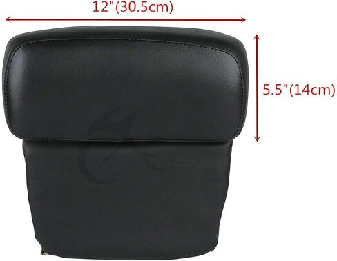 Green-L Vivid Black Razor Trunk with Backrest Pad & 2 Up Mounting Rack Fit for Harley Touring Road King Street Electra Glide 2009-2013 in Saudi Arabia