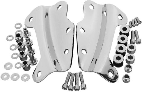 Green-L Vivid Black Razor Trunk with Backrest Pad & 2 Up Mounting Rack Fit for Harley Touring Road King Street Electra Glide 2009-2013 in Saudi Arabia