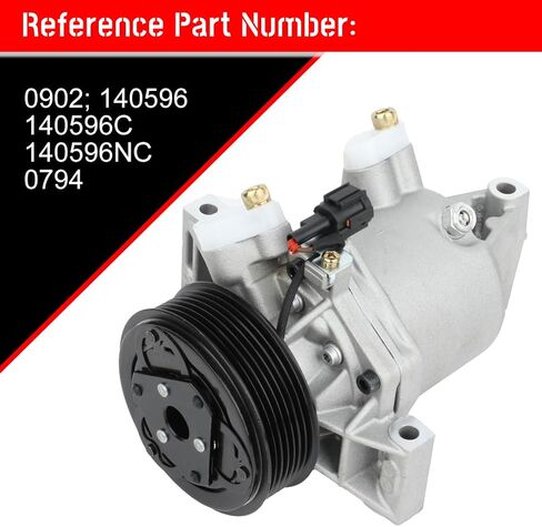 cciyu Air Conditioning Compressor 2011-2015 Compatible for Nissan Juke 1.6L 2014-2018 for Nissan Versa Note 1.6L Replaces AC Compressor for Car in Saudi Arabia
