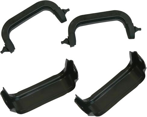 Inline Tube Compatible with 1969-72 Olds Cutlass 4 Core Radiator Core Support Mounting Brackets and Rubber Insert 4pc in Saudi Arabia