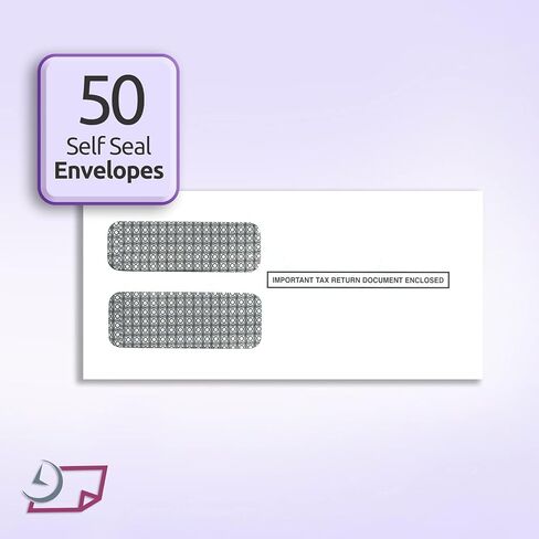 NextDayLabels 1099-NEC Forms for 2024, 4-Part Tax Forms, Vendor Kit, 15 Laser Forms and 15 Envelopes in Kuwait