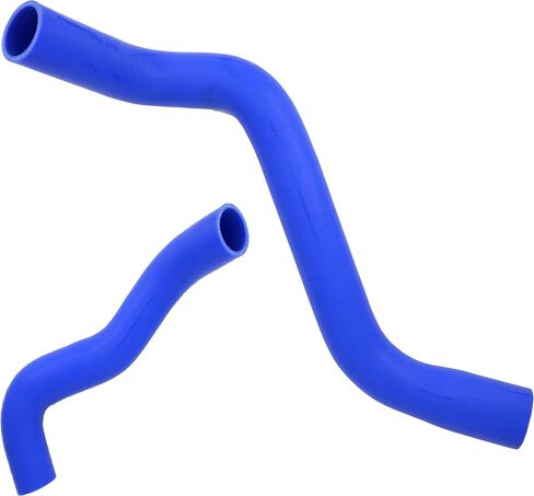 Heavy Duty High Temp 5-ply Reinforced Silicone Radiator Hose and Intercooler Boot Kit Compatible With 1999-2001 F-250 F-350 Ford 7.3 Powerstroke Turbo Diesel (Blue) in Saudi Arabia