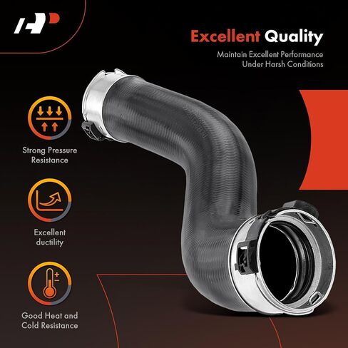A-Premium Turbocharger Intercooler Hose Compatible with Mercedes-Benz X204 GLK200 GLK250, 2008 2009 2010 2011 2012 2013, Replace# 2045285282, A2045285282 in Saudi Arabia
