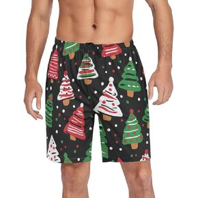 Mens Pajama Shorts Tropical Men's Pajama Bottoms with Pockets Sleepwear Lounge Sleep Shorts for Men Athletic Workout in Saudi Arabia