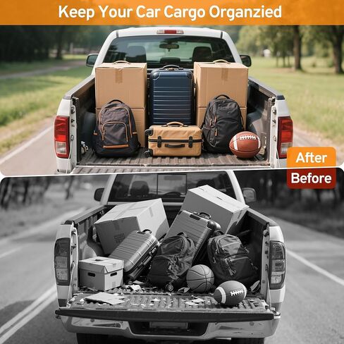 شبكة شحن لسرير شاحنة صغيرة لسيارة Toyota Tacoma XtraCab Double Cab SR5 Off-Road Pro 2000-2025 2026 ملحقات شبكة منظم قابلة للتمدد من 4'x4' إلى 7'x7' شبكة مرنة للغاية in Saudi Arabia