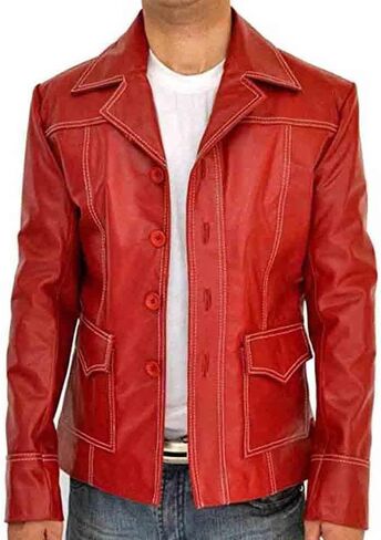 Tyler Durden Fight Club Leather Jacket in Saudi Arabia