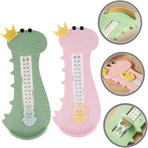 2pcs Kids Foot Measurement Device Shoe Sizer for Accurate Foot Length Measurement Easy-to-Read Scale Suitable for Boys and Girls in Saudi Arabia
