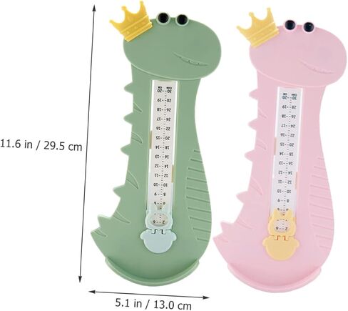 2pcs Kids Foot Measurement Device Shoe Sizer for Accurate Foot Length Measurement Easy-to-Read Scale Suitable for Boys and Girls in Saudi Arabia