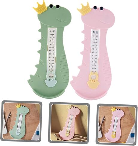 2pcs Kids Foot Measurement Device Shoe Sizer for Accurate Foot Length Measurement Easy-to-Read Scale Suitable for Boys and Girls in Saudi Arabia