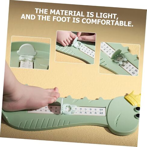 2pcs Kids Foot Measurement Device Shoe Sizer for Accurate Foot Length Measurement Easy-to-Read Scale Suitable for Boys and Girls in Saudi Arabia