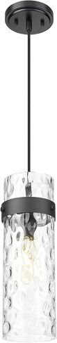 Z-Lite 7002P5-RB Fontaine - 1 Light Pendant-15 Inch Tall and 5.75 Inch Wide, Finish Color: Rubbed Brass in Saudi Arabia
