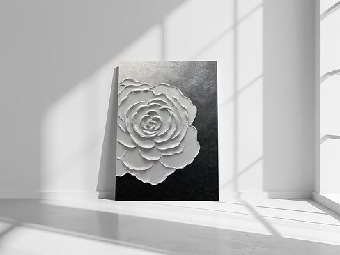 moshinart 24 × 36 بوصة لوحة زيتية مرسومة يدويًا ثلاثية الأبعاد إحساسًا بالمساحة الذهبية للألعاب النارية الحديثة الحد الأدنى الملونة لوحة جدارية تجريدية، ديكور جدار المكتب المنزلي ذهبي in Kuwait