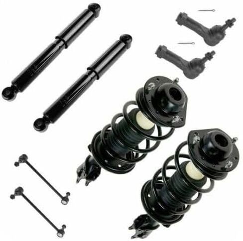 8pcs Suspension Kit Set Assembly Front Rear Left Driver and Right Passenger Outer Upper Side Rubber Sealed Strut Shock Tie Rod Sway Bar for Chevy for Cobalt for HHR,for Pontiac for G5 in Saudi Arabia