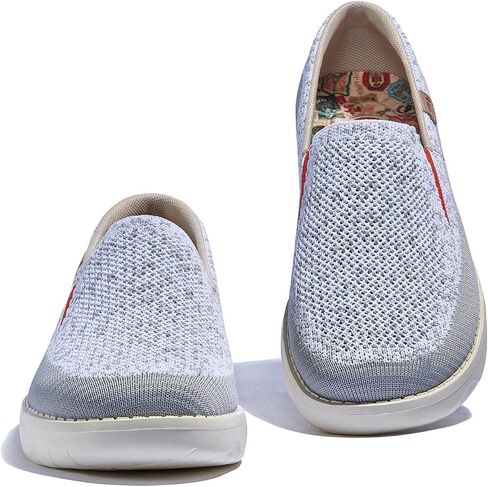 UIN Women's Art Painted Loafers Slip On Casual Travel Shoes Lightweight Comfort Walking Fashion Sneaker Tarragona Series in Saudi Arabia