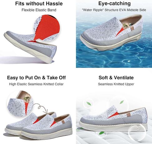 UIN Women's Art Painted Loafers Slip On Casual Travel Shoes Lightweight Comfort Walking Fashion Sneaker Tarragona Series in Saudi Arabia