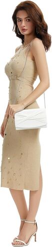 Elegant Clutch Purses for Women Evening Bags and Clutches Formal Faux Suede Purse for Prom Wedding Party in Saudi Arabia