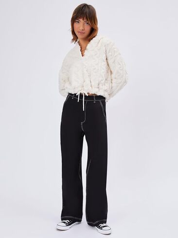 CIDER Stitching Wide Leg Trousers in Saudi Arabia