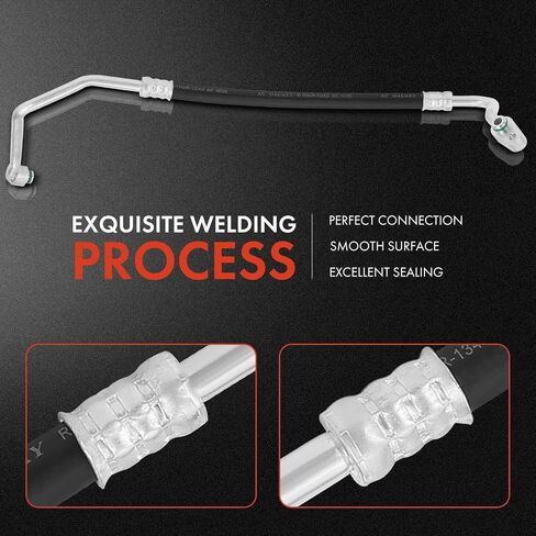 A-Premium A/C Discharge Line Hose Assembly Compatible with Lexus ES350 2013-2018 V6 3.5L, Compressor to Condenser in Saudi Arabia