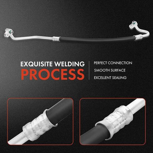 A-Premium A/C Discharge Line Hose Assembly Compatible with Hyundai Elantra 2007-2009 2.0L, Compressor to Condenser in Saudi Arabia